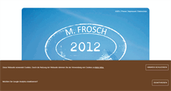 Desktop Screenshot of m-frosch.com