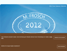 Tablet Screenshot of m-frosch.com